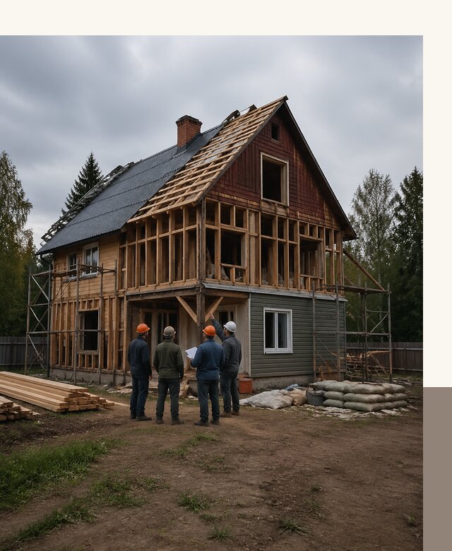 Реконструкция дачного дома в Минеральных Воде под ключ с проектом