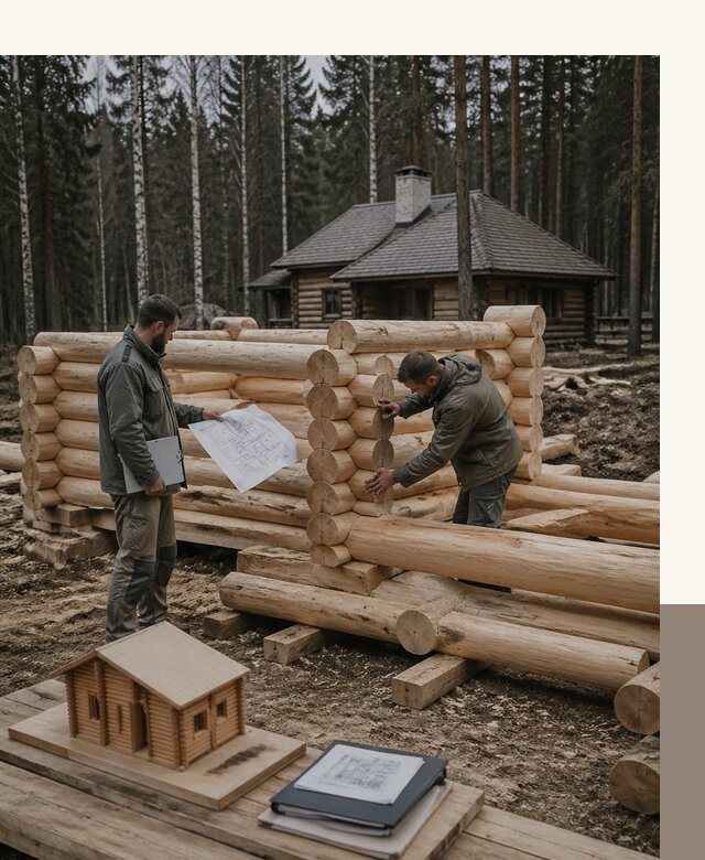 Проектирование и строительство домов из бревна в Минеральных Воде